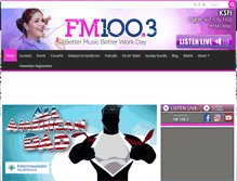 Tablet Screenshot of fm100.com